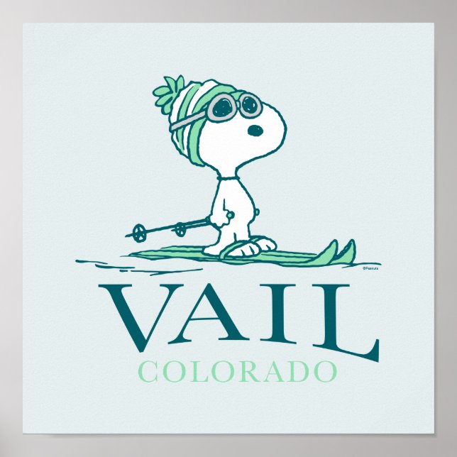 Poster Amendoins | Snoopy Vail Colorado (Frente)
