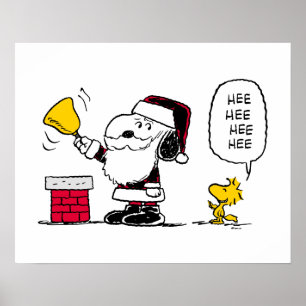 Poster Amendoins Snoopy & Woodstock Papais noeis Bell R