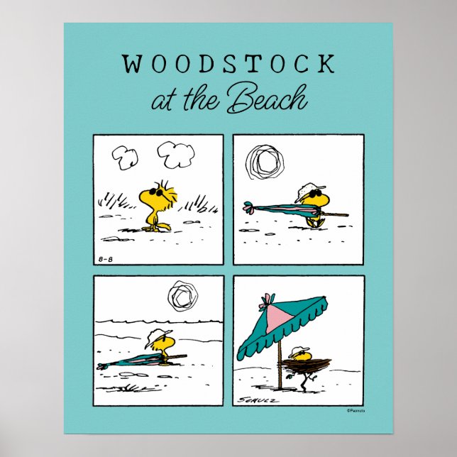 Poster Amendoins | Woodstock na praia (Frente)