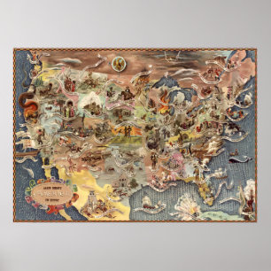 Poster América de Bohrod, sua história