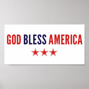 Poster América Deus abençoe