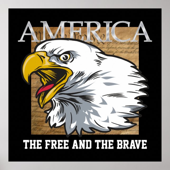 Póster América deus abençoe (Frente)