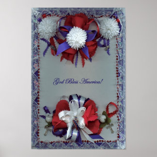 Póster América deus abençoe
