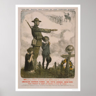 Póster América deve a France a gratitude a mais