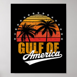 Poster América do Golfo Trump México