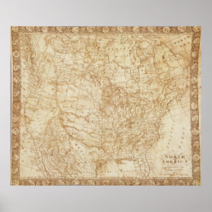 Poster America do Norte 1804