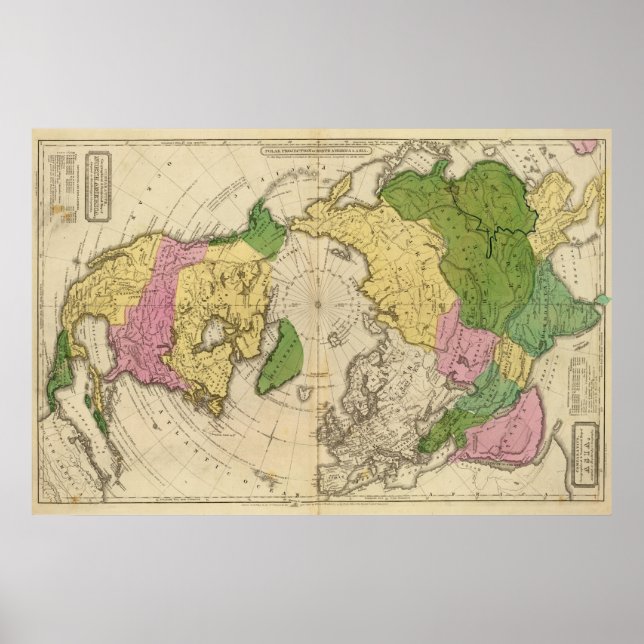 Póster América do Norte, Ásia (Frente)