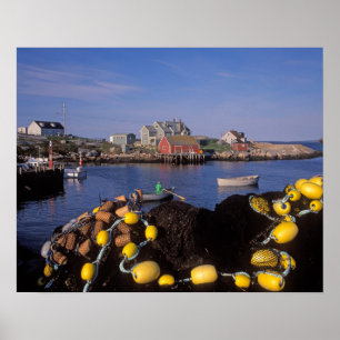 Póster América do Norte, Canadá, Nova Escócia, Peggy's