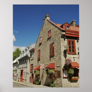 Poster América do Norte, Canadá, Quebec, Cidade Velha d