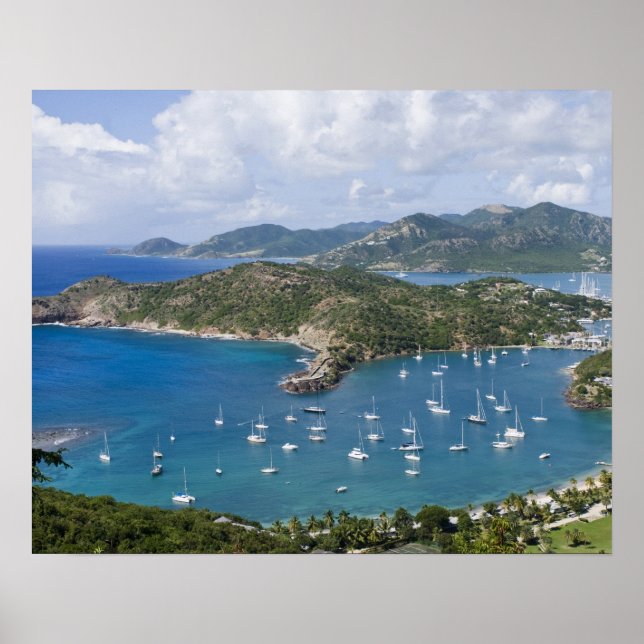 Poster América do Norte, Caribe, Antígua. Inglês (Frente)