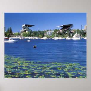 Póster América do Norte, EUA, Estado de Washington, Seatt