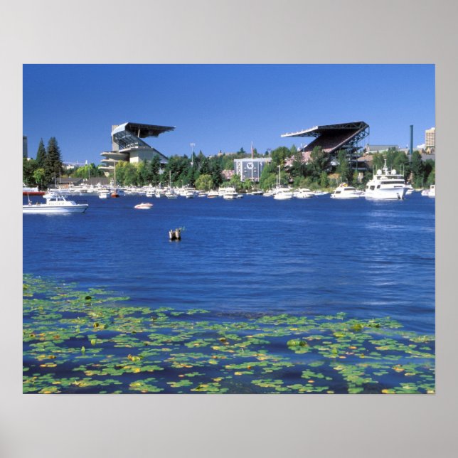 Póster América do Norte, EUA, Estado de Washington, Seatt (Frente)