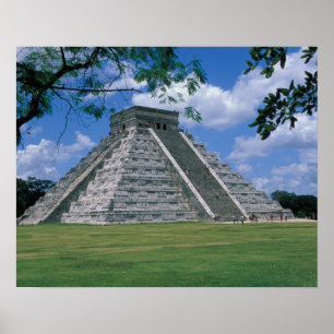 Póster América do Norte, México, Península de Yucatán, 2