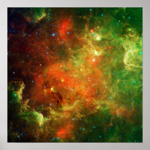 Póster América do Norte Nebula Space NASA