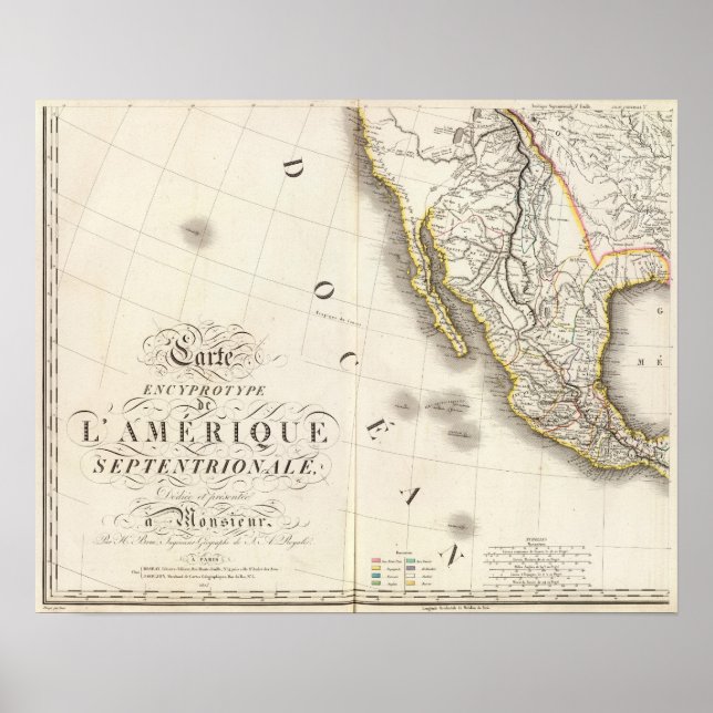Póster América do Norte Sudoeste (Frente)