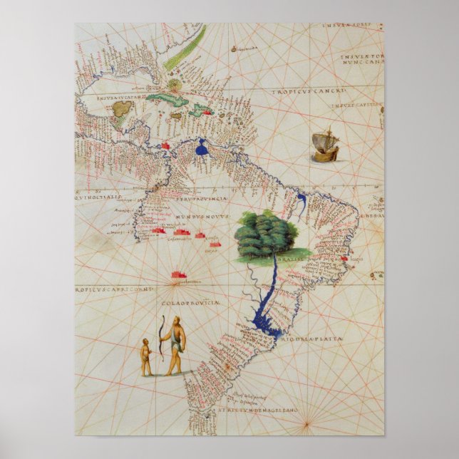 Póster América do Sul (Frente)