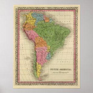 Póster Ámérica do Sul 36