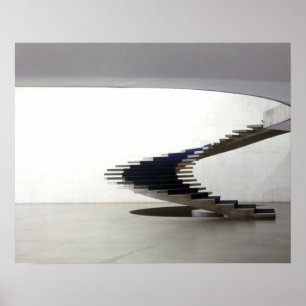 Poster América do Sul, Brasil, Brasília. Interior