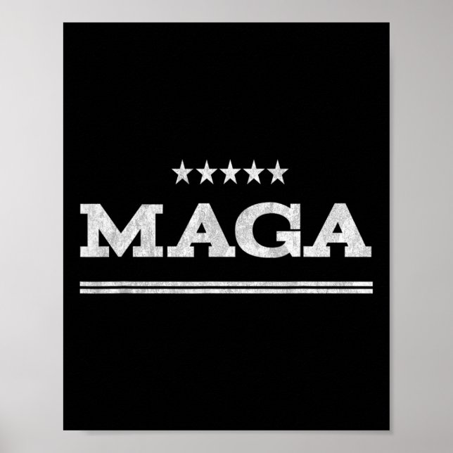 Poster América-em-primeiro-lugar Trump 2020 EUA  (Frente)