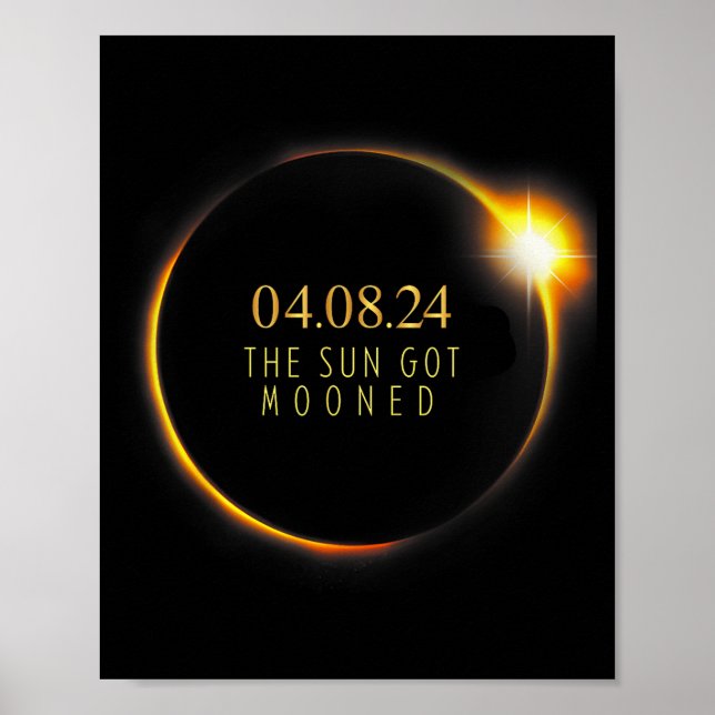 Poster América engraçada eclipse solar 4 08 (Frente)