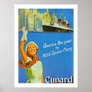 Poster América este ano por Queen Mary