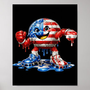 Poster América Futebol Colorido America Homens Mulheres E
