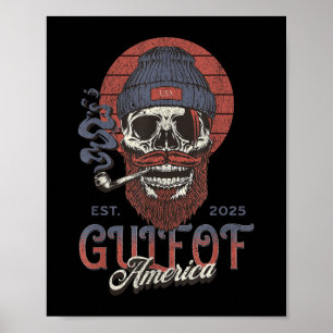 Poster América Golfo Trump México Presidente Americano Tr