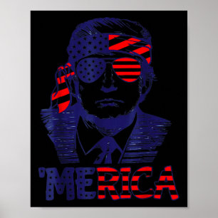 Poster América legal Trump Feliz 4 de julho Trump America
