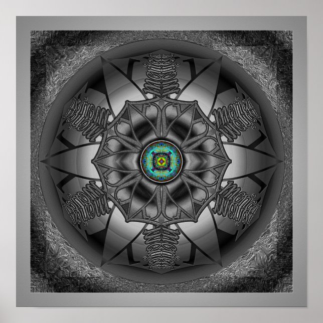 Póster América Mandala (Frente)