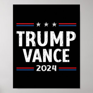 Poster América recupera o Trump Vance 2024 Vice Pr