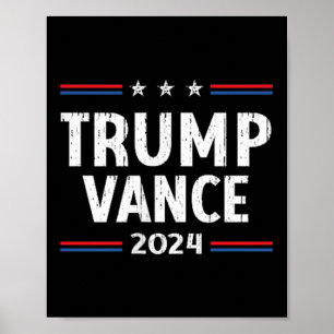 Poster América Retome a América Trump Vance 2024 Vice