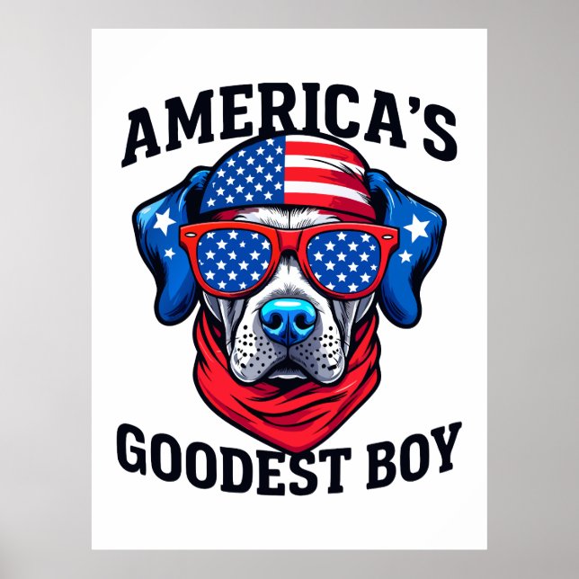 Poster America’s Goodest Boy Dog (Frente)