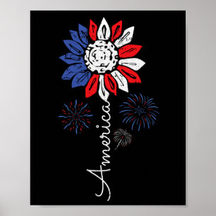 Poster América Sunflower 4° Dia Da Independência