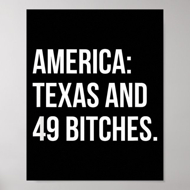 Poster América Texas E 49 Es (Frente)
