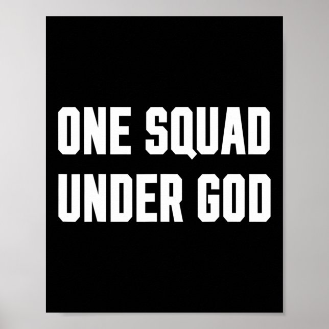 Poster América Uma Equipe Sob Deus (trump 2020)  (Frente)