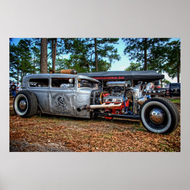 Póster American Biker Rat Rod (Frente)