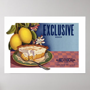 Poster American Citrus Vintage ADV