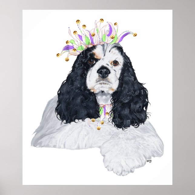 Poster American Cocker Spaniel Animal de Festa (Frente)