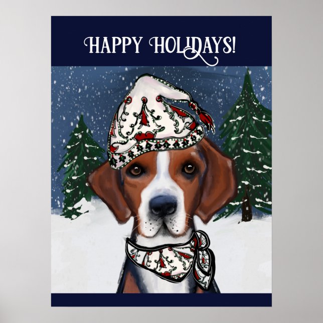 Poster American Foxhound (Frente)