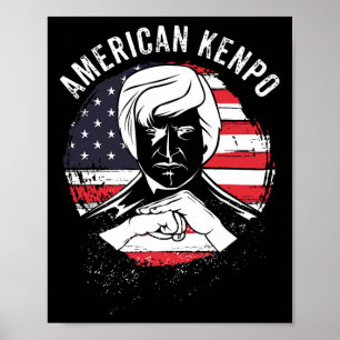 Poster American Kenpo Karate Arts marciais Black Belt Doj