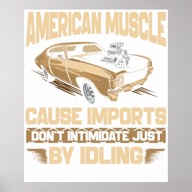 Poster American Muscle (Frente)