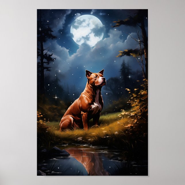 Poster American Pit Bull Terrier (Frente)