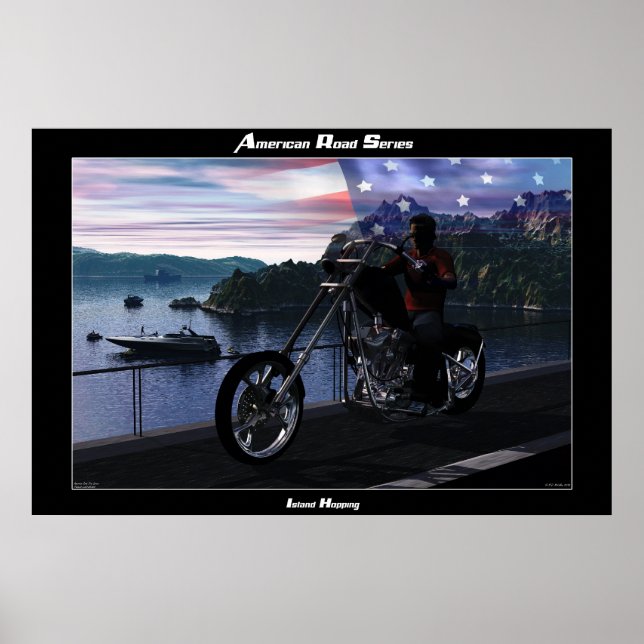 Póster American Road Series nº 2 (Frente)
