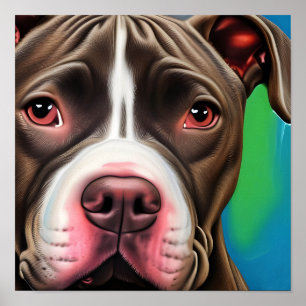 Poster American Staffordshire Terrier