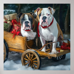 Poster American Staffordshire Trineve de Natal 