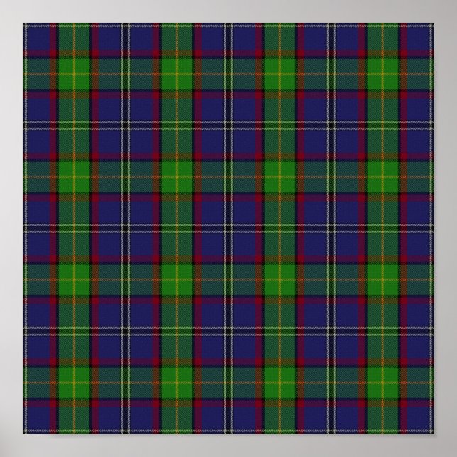 Poster American State Tartan - Minnesota - Download digit (Frente)