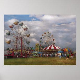 Póster Americana - circo de viagem