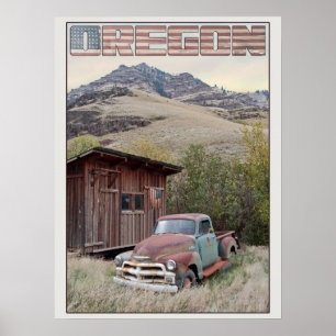 Poster Americana de Oregon