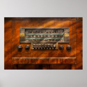 Poster Americana - rádio - recorde que rádio era como