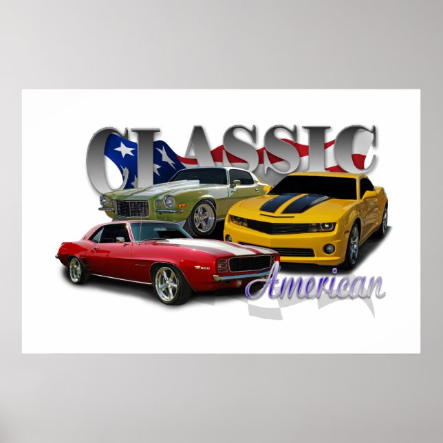 Poster Americano clássico (Frente)